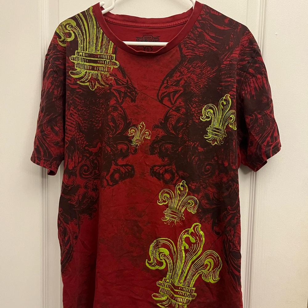 MMA Elite Red, Green and Black Graphic Tee